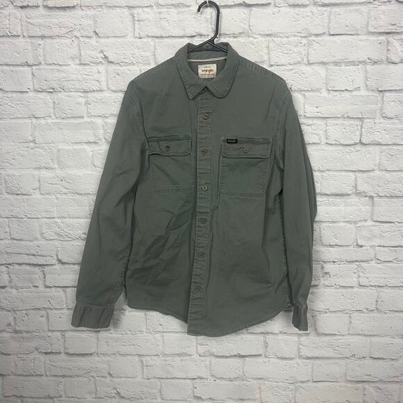 Wrangler Other - Vintage Wrangler Gray Denim Men's Shirt